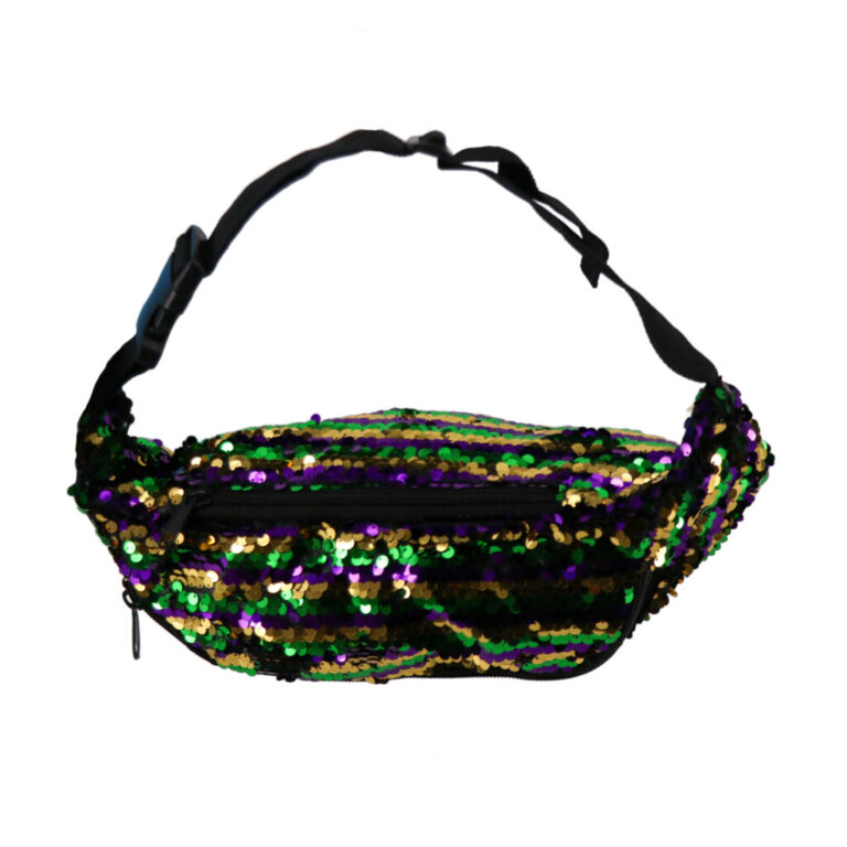 69179 - Mardi Gras Sequins Fanny Pack