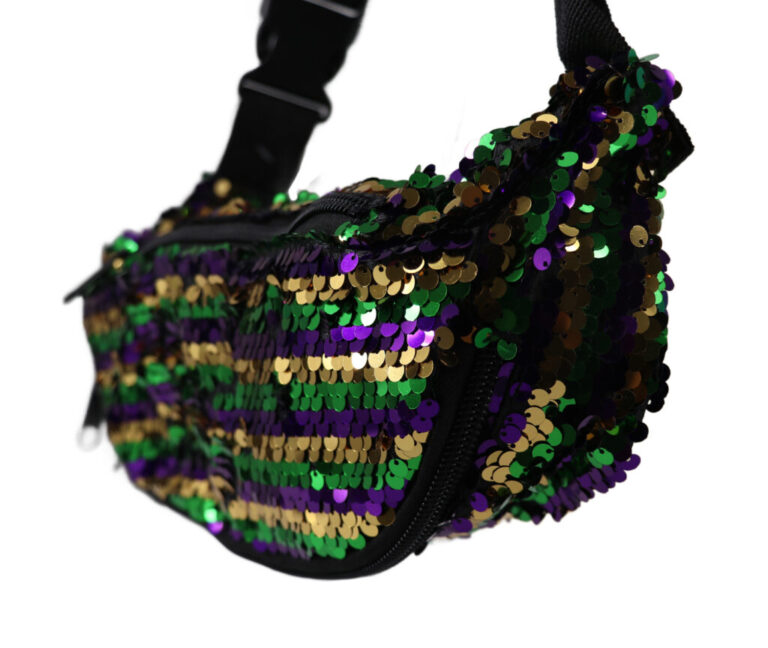 69179 - Mardi Gras Sequins Fanny Pack - Image 3