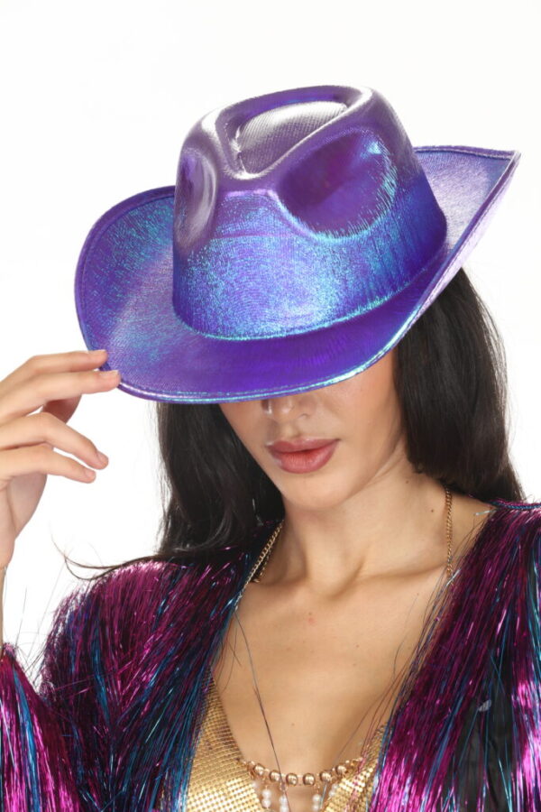 JC537 - Metallic Cowboy Hat - Image 23