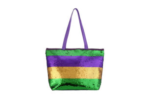 HBG105296 - Mardi-Gras sequin tote bag