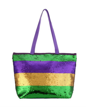 HBG105296 - Mardi-Gras sequin tote bag