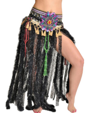 531 - Tribal Lace Fringe Belt