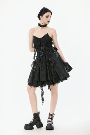 DW1087 - Gothic Sweetheart Cat Ear Dress