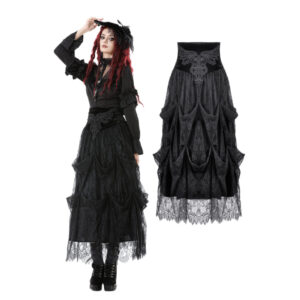 KW424 - Corset Hight Waist Layered Cake Skirt