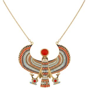 1664 - Large Brass Winged Horus