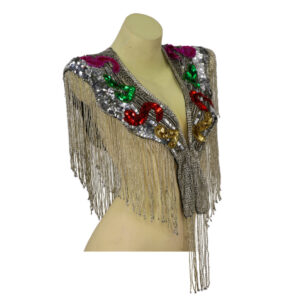 2008scarf - Beaded Collar - Musical Note { Black }