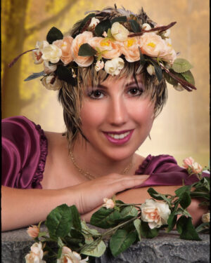 70117 - Purple Floral crown