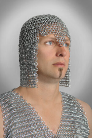 8380 - Chainmail Hood Galvinised Iron - Short