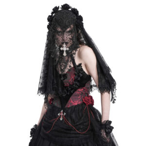 EAS023 - Victorian Lace Head Veil