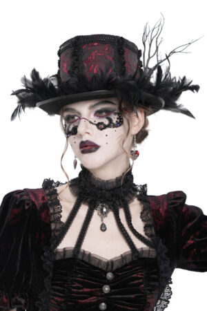 EAS038 - Victorian Feather Top Hat